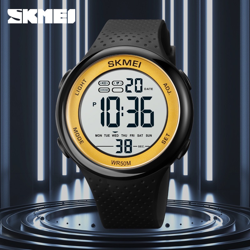 SKMEI 1856 Jam Tangan Pria Wanita Digital Sport Dual Time Watch Anti Air 5 Bar