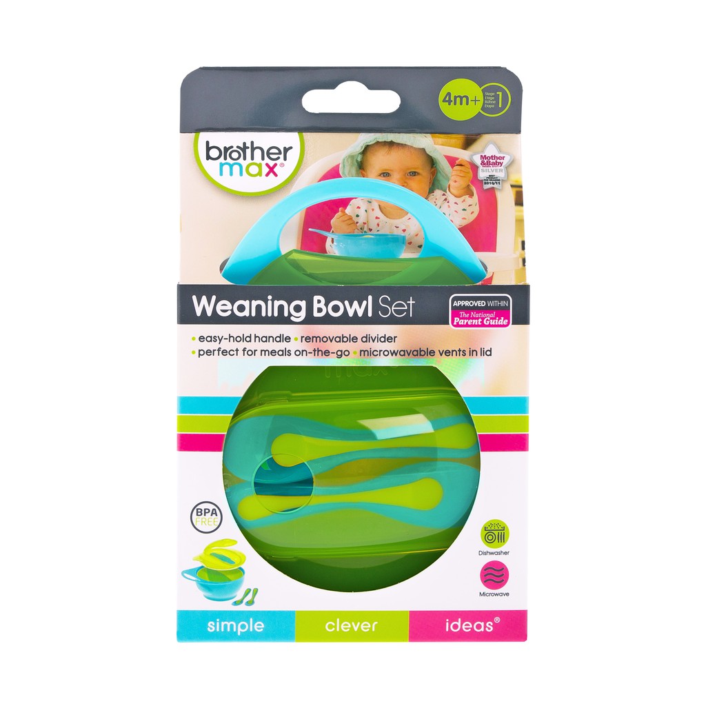 Brother Max Easy-hold Weaning Bowl Set