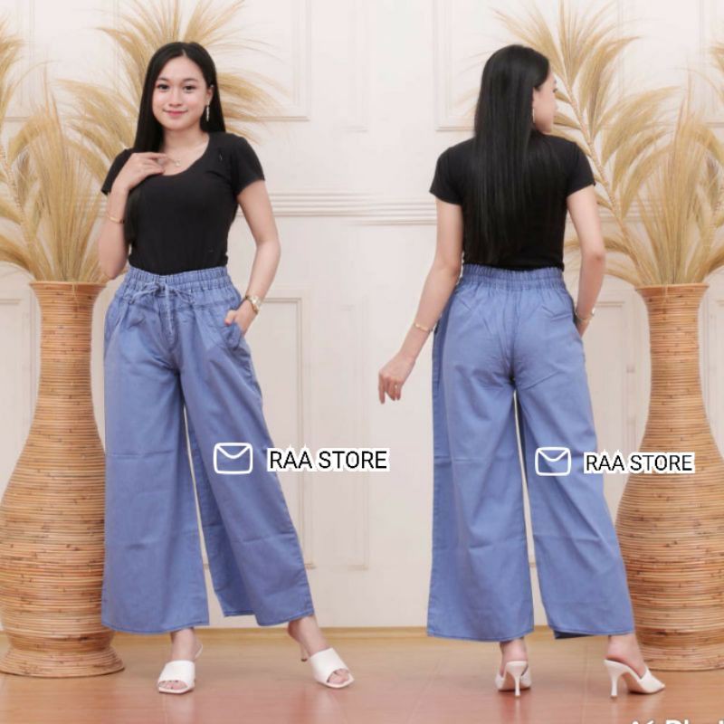 KULOT JEANS /KULOT JEANS WANITA/COD HIGHT WAIST KULOT PREMIUM