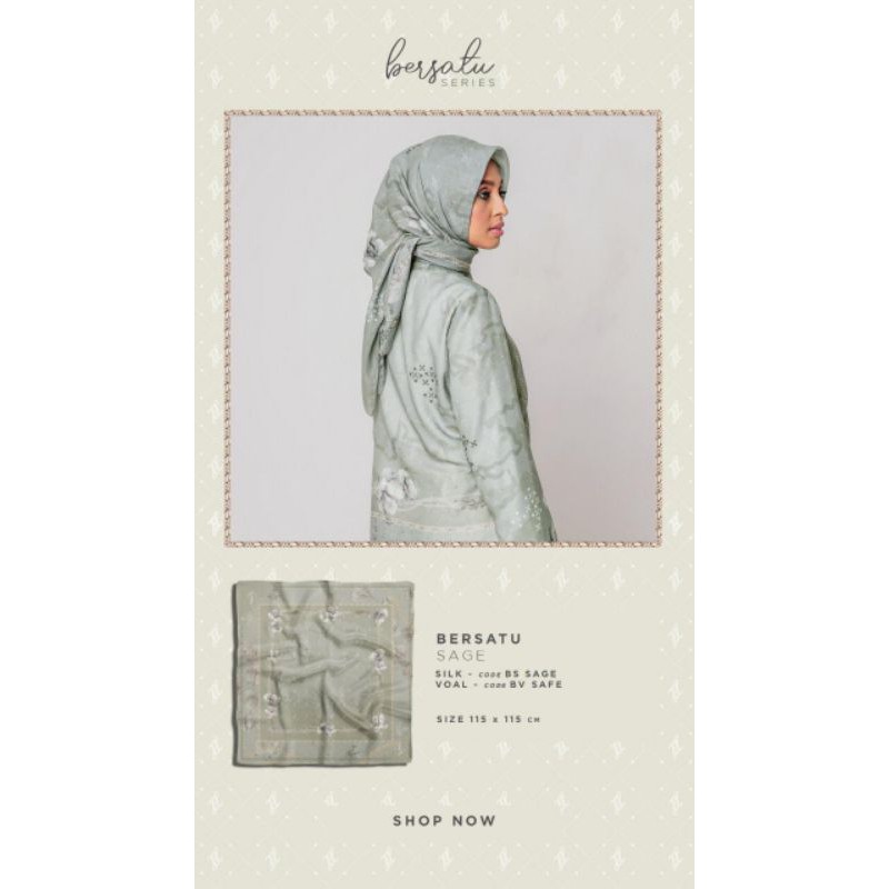Hijab Square Bersatu Series by Laudya Cynthia Bella ❌SOLD❌