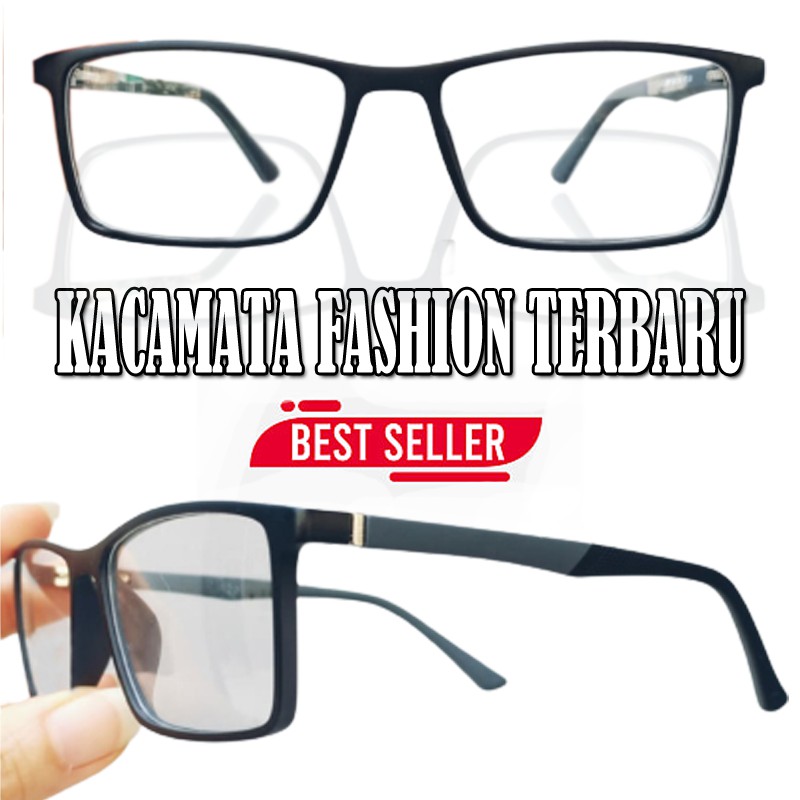 Kacamata Fashion Pria Wanita Frame Ringan Fashion Korean Style Terbaru Kaca mata Gaya