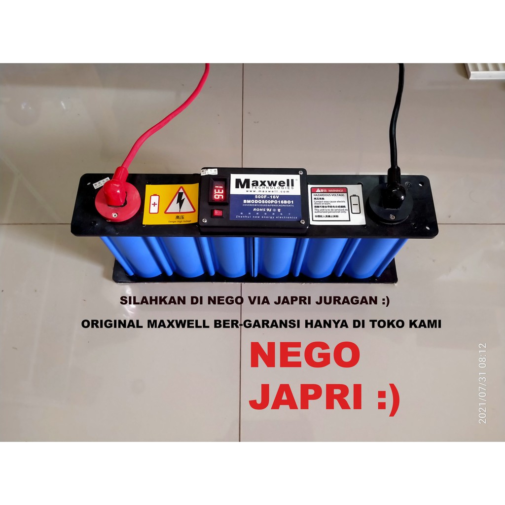 ultra Capacitor super Capasitor kapasitor maxwell