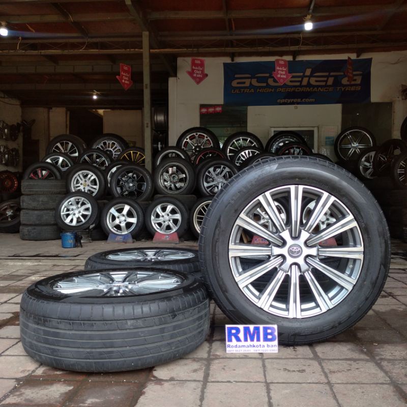 VELG SEKEN SECOUND BEKAS COPOTAN MOBIL REP LEXLXUS RING 20 + BAN ACCELERA