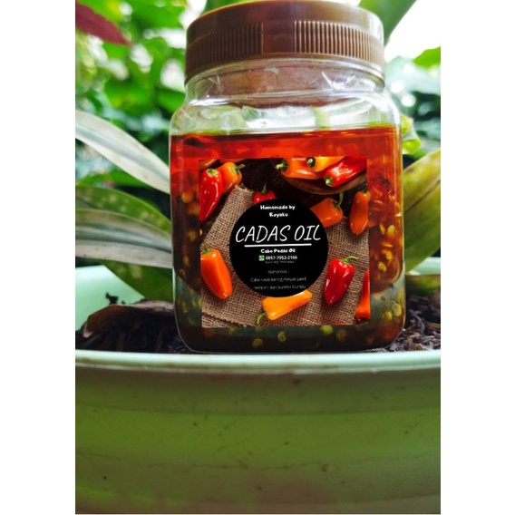 

CHILI OIL-CADAS OIL ( Cabe Pedas Oil ) pedas dan gurih