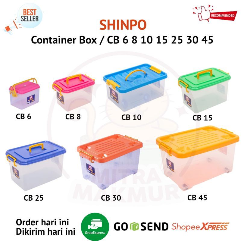 Jual Container Box Shinpo Khusus Gojekgrab Shopee Indonesia 3717