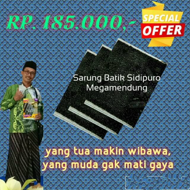 Sarung Batik Sidipuro Megamendung