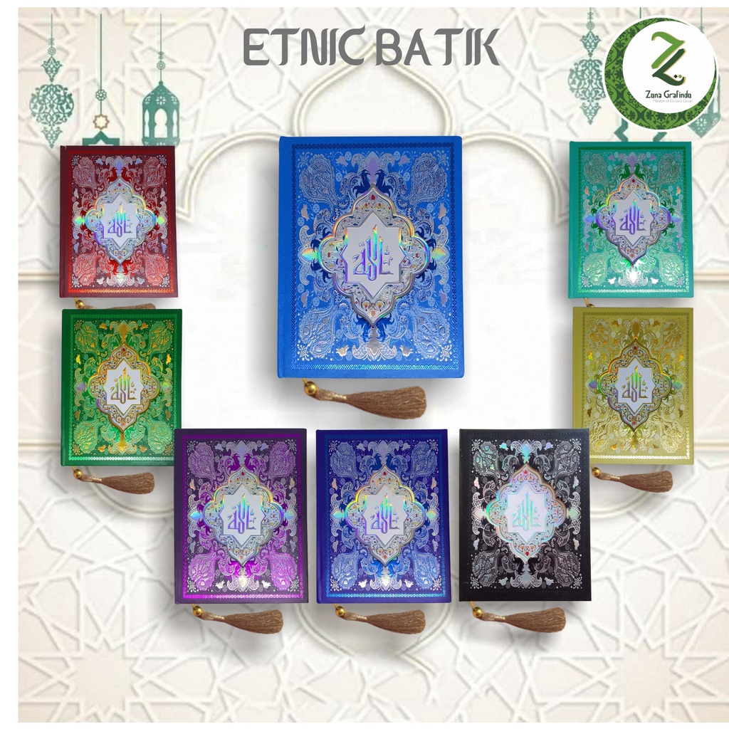 Cetak Buku Yasin Hardcover Elegant "Etnic Batik"