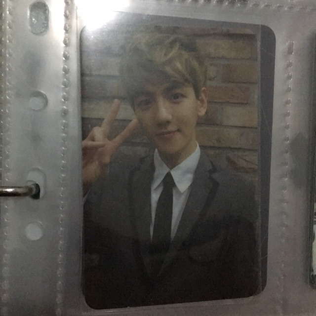 PHOTOCARD OFFICIAL EXO BAEKHYUN GROWL