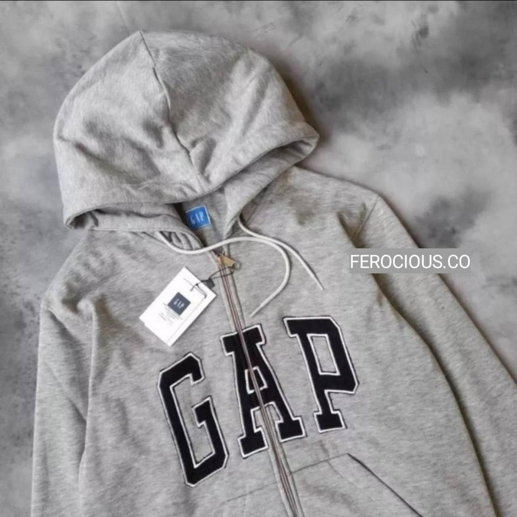 JAKET SWEATER HOODIE ZIPPER G4P ARCH LOGO JACKET STREETWEAR HYPE PREMIUM TERLARIS