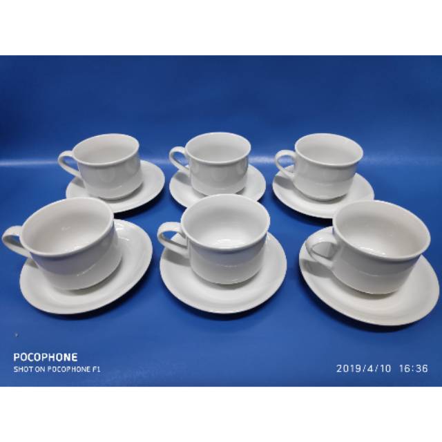 Cangkir Set Nakami putih polos