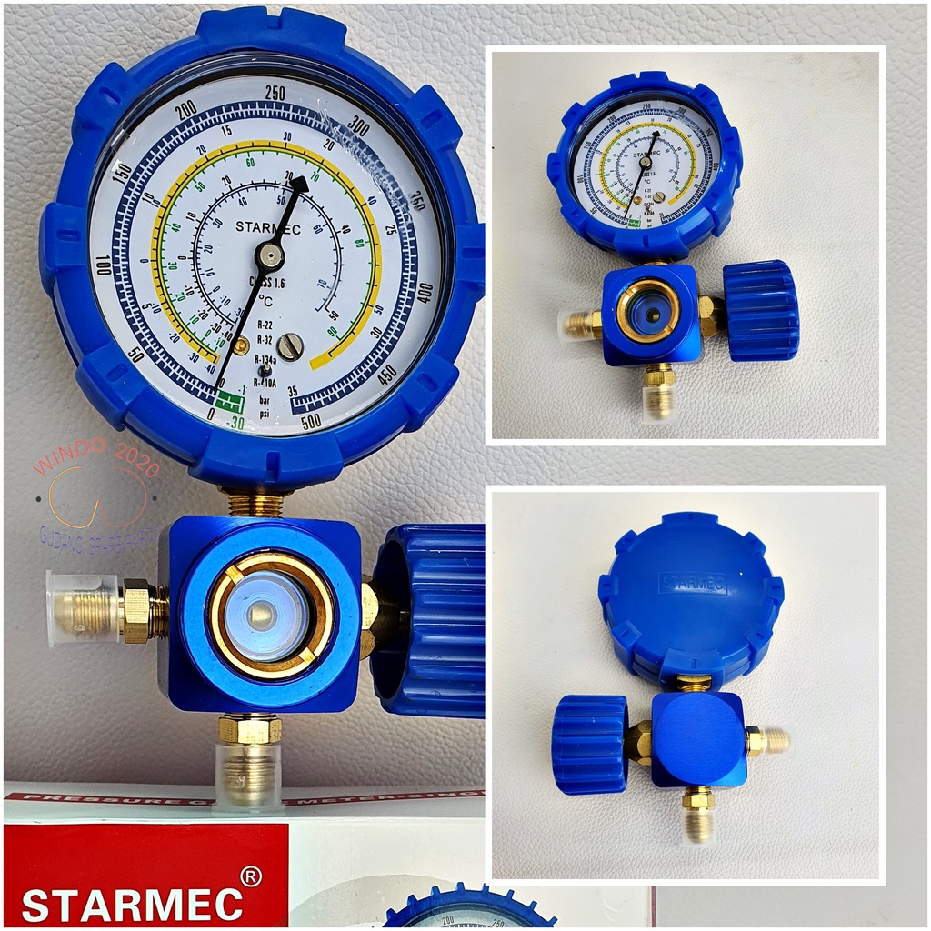 MANIFOLD SINGLE SIGHT GLASS |  MANIFOL / MANIPOL / ANALIZER / ANALISER MULTI PENGUKUR TEKANAN FREON