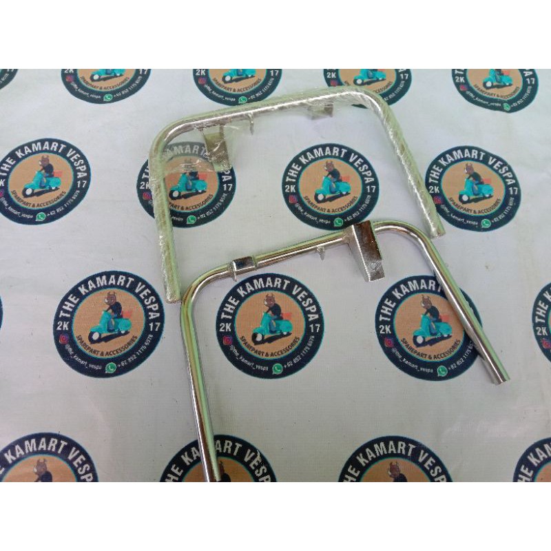 STANDAR TENGAH VESPA CHROME UNTUK VESPA PXSERIES-EXCEL-SPARTAN200 DLL