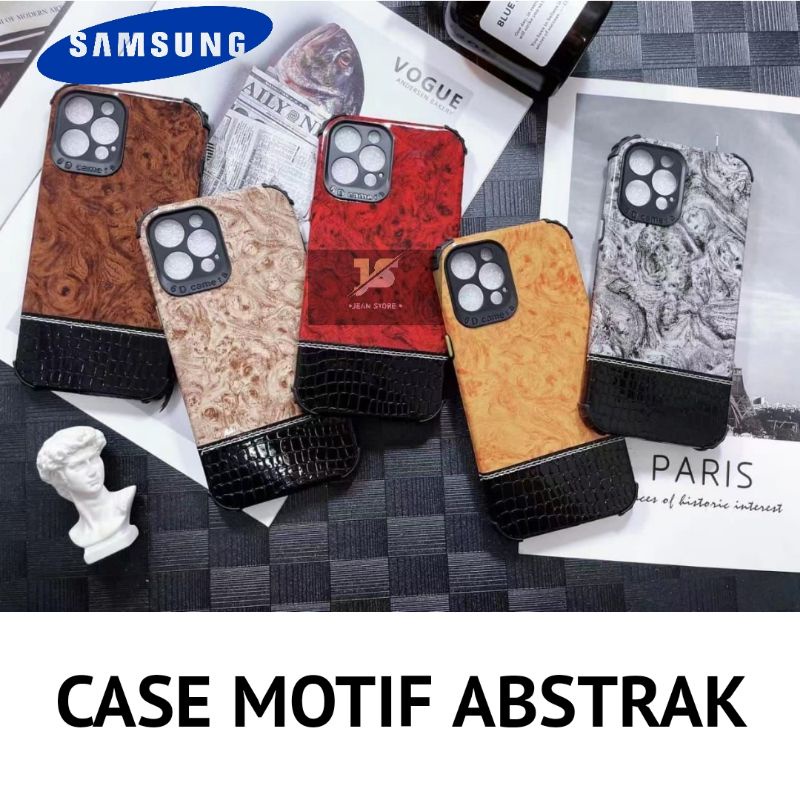 CASE SOFTSHEEL MOTIF ABSTRAK SAMSUNG A03S A22 4G A32 4G A52 A72