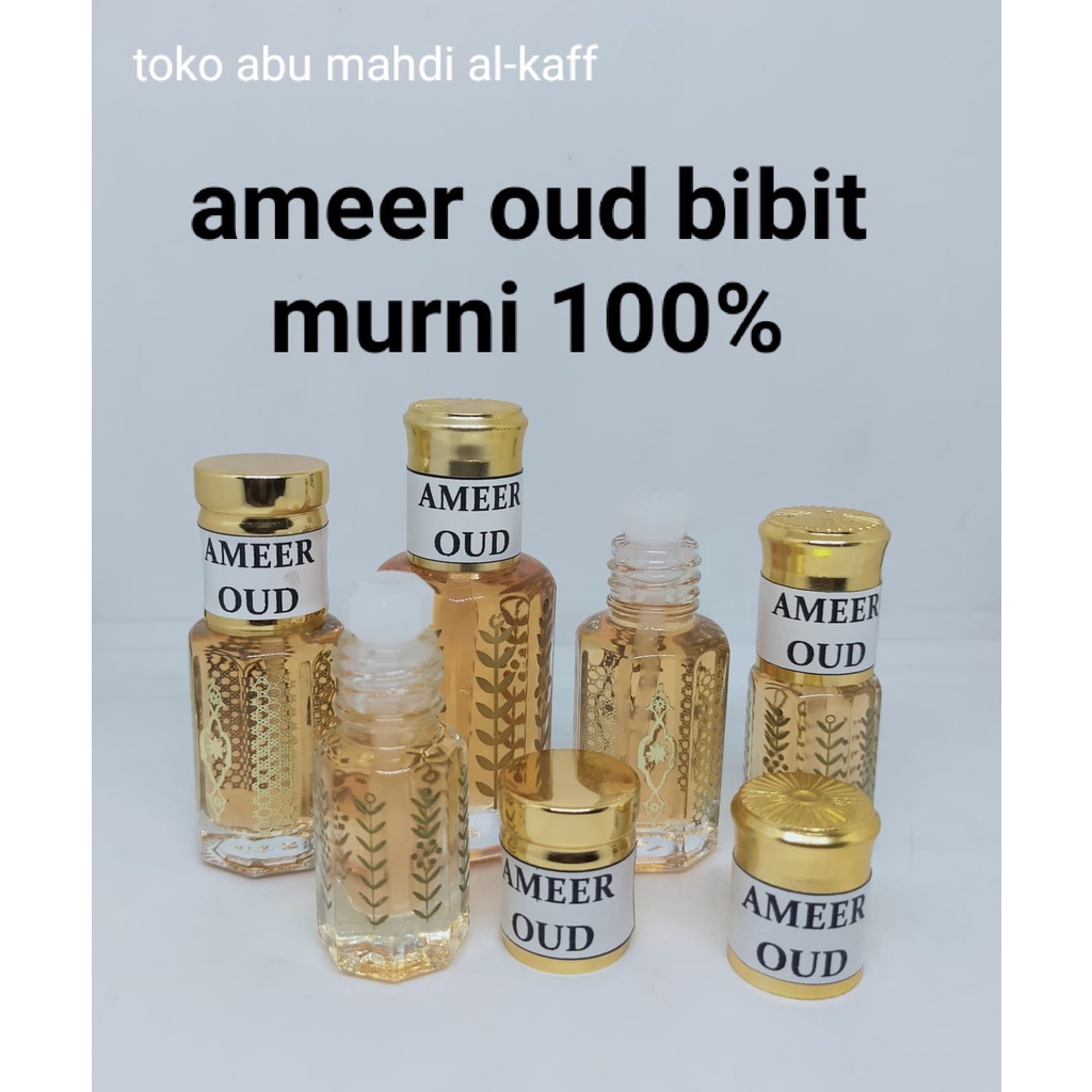 PARFUM AMEER OUD ORIGINAL MURNI100%,aroma saudi KEMASAN COLEK 12 ML,6 ML,3 ML,PARFUM MURNI