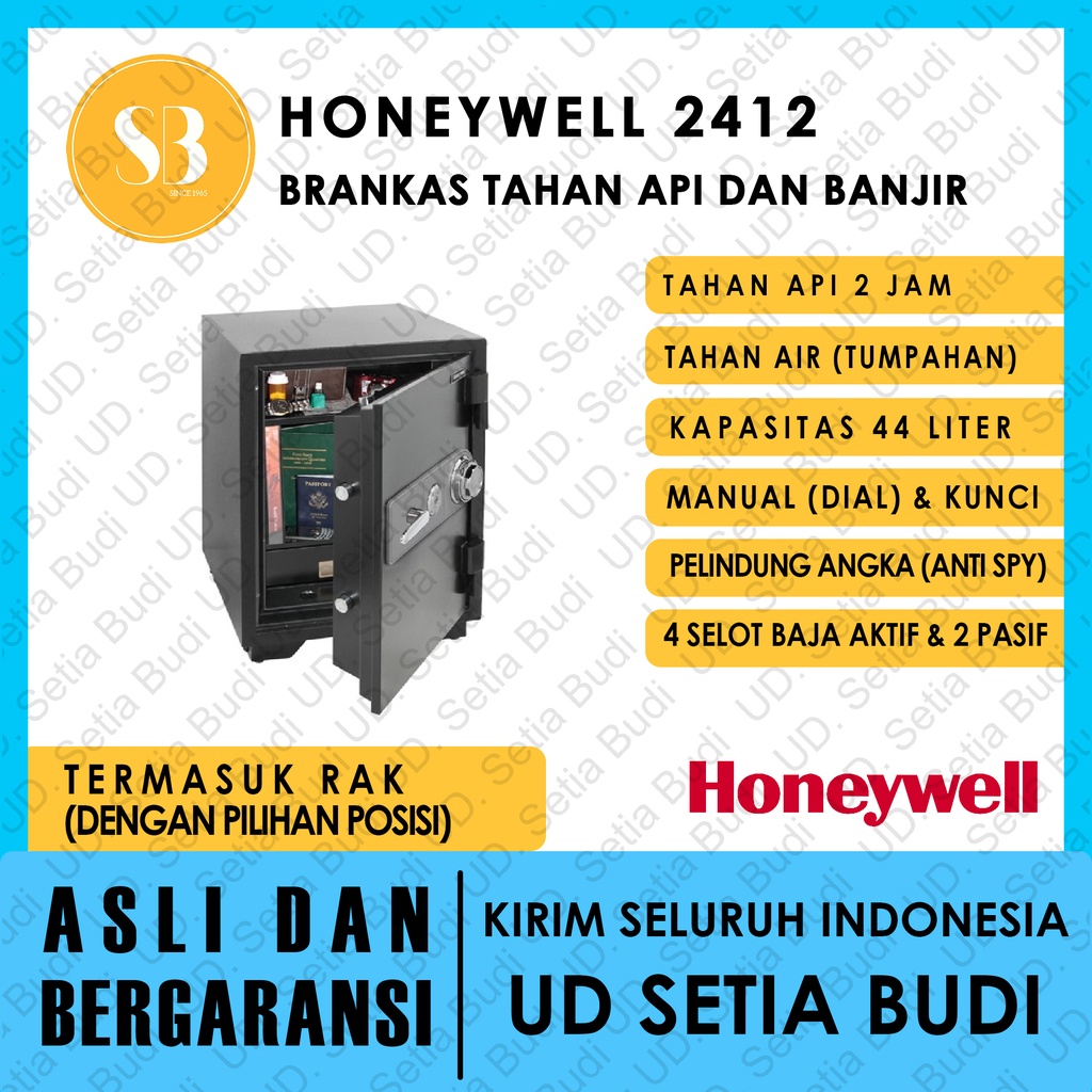 Brankas Honeywell 2412 Asli dan Bergaransi