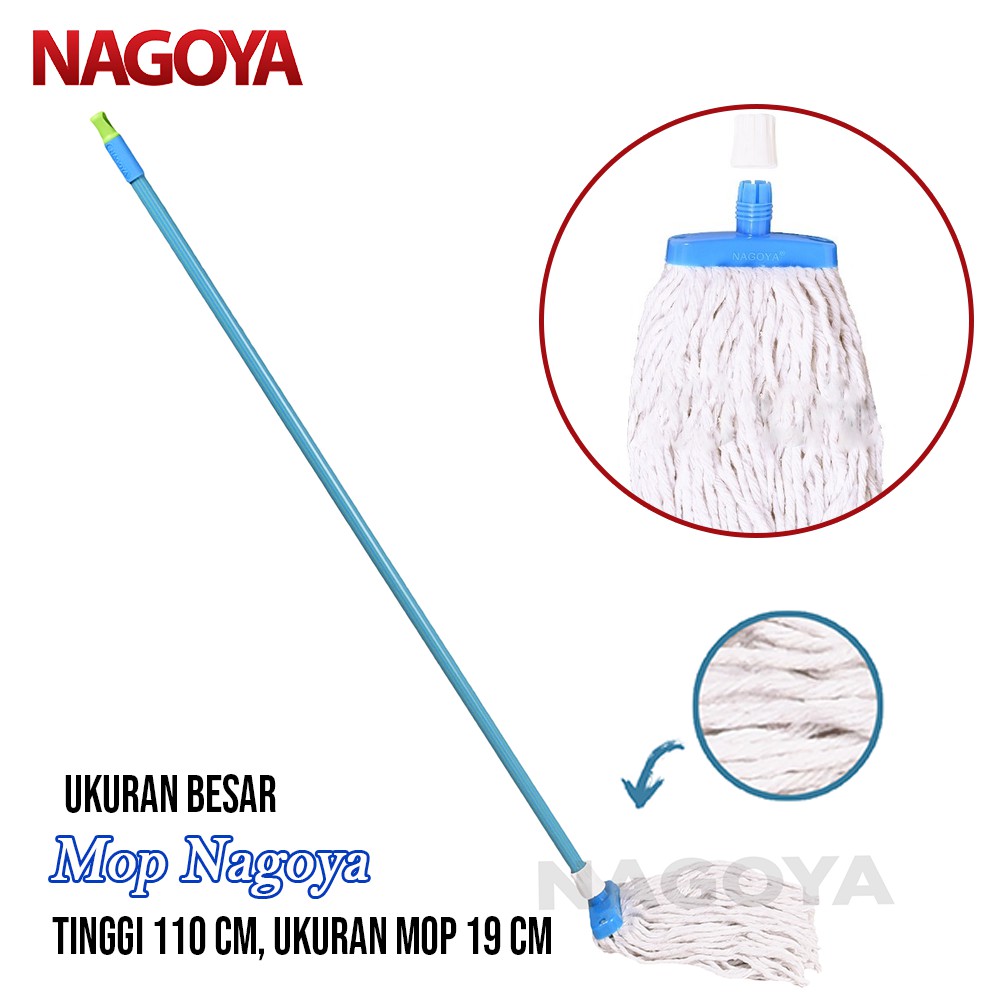 Pel sumbu Nagoya Besar Large Alat Pel Lantai Mop Lantai 703