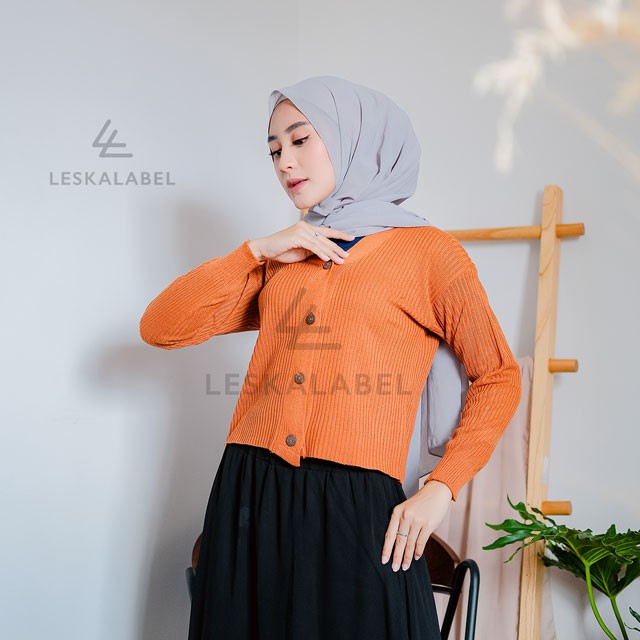 Cardigan Rajut Crop Wanita Sweater Premium Murah dan Tebal