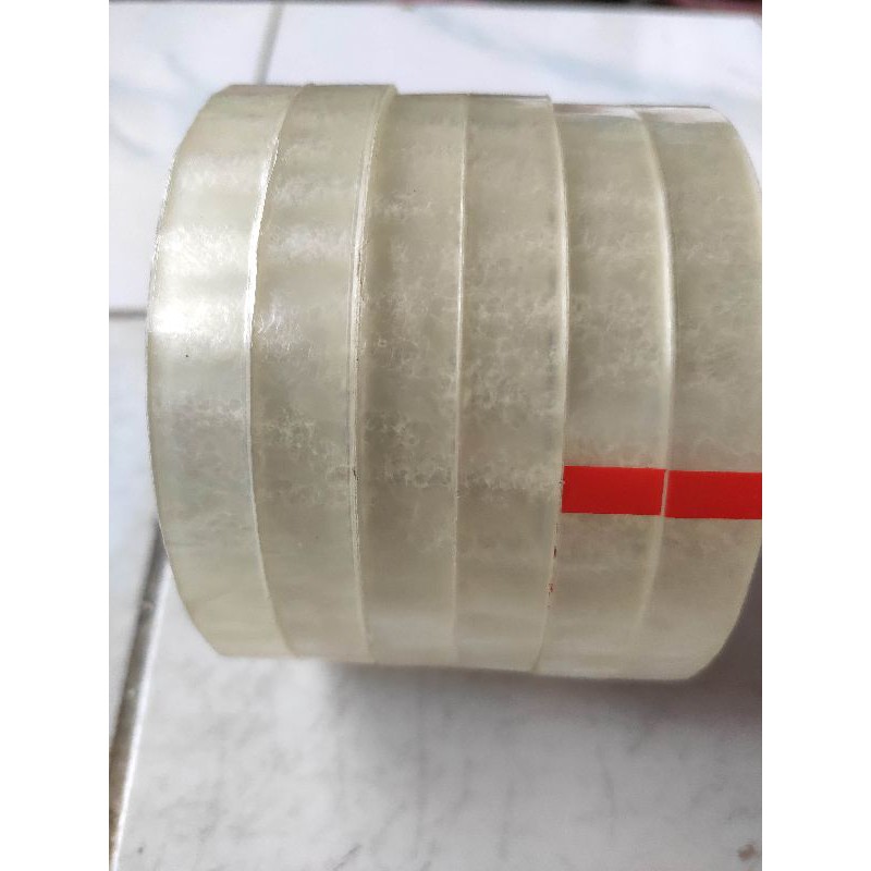 

lakban bening 1 cm isi 6 / solasi bening 1cm