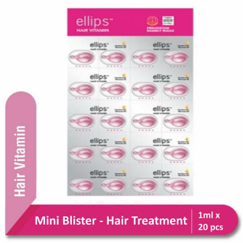 `ღ´ PHINKL `ღ´ Ellips Vitamin rambut per pcs dipakai sebelum hair dryer catok mengatasi rambut bercabang kering