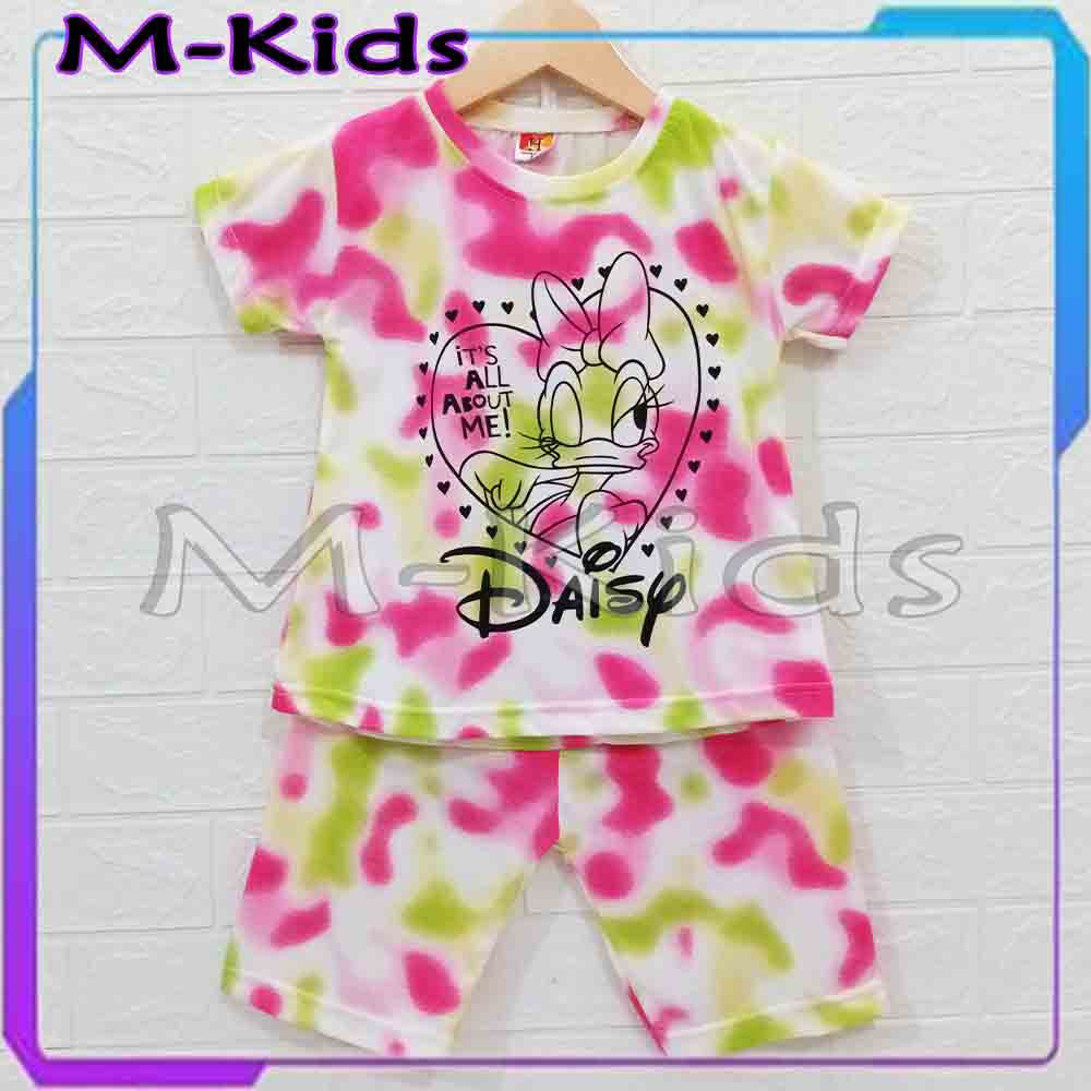 MKids88 - Baju Setelan KAOS Anak Perempuan Baju Tie Dye