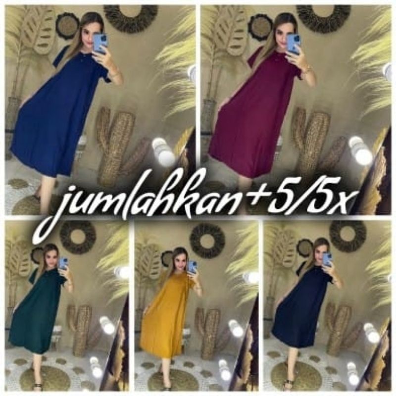 Daster Bali/Dress Bali Polos biasa dan busui/DASTER POLOS/DASTER PERCA/DASTER BUSUI/DASTER MURAH-DASTER POL0S GROSIR