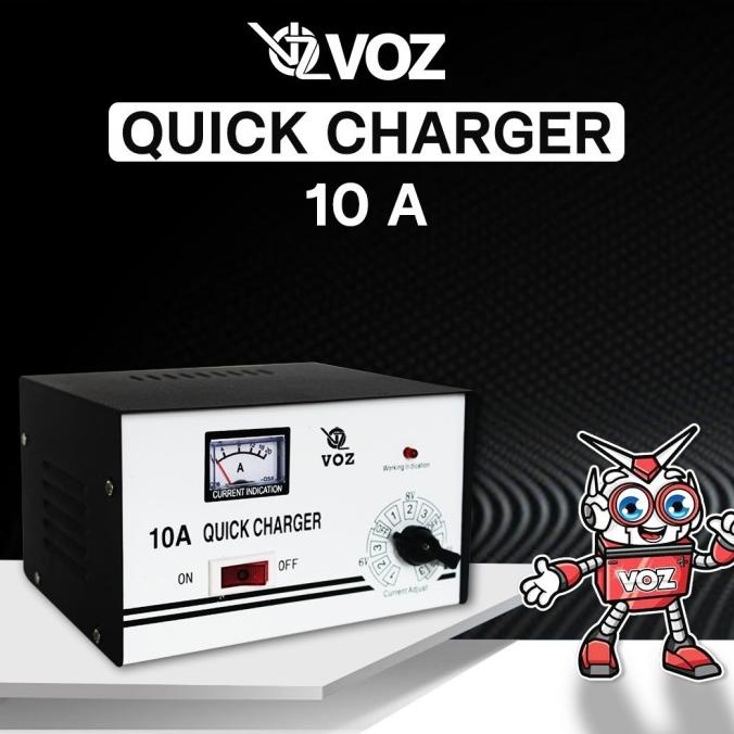 Diskon Voz Charger Aki 10A | Charger Aki Mobil |Charger Solar Cell
