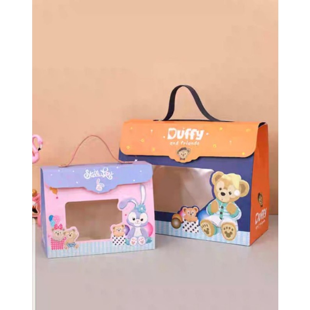

paper bag ulang tahun anak disney duffy / gift box / kotak kado souvenir snack goodie bag ultah anak unik box bday mewah tebal unik lucu bear duffy rabbit stellalou boy girl kado newborn gift wrapping goodie bag bentuk koper luggage