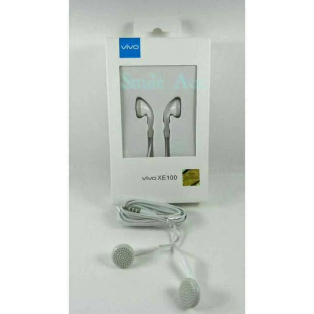 Headset Handsfree  Vivo XE100 Y21 Y12 Y17 Y19 X21 S20 V3 Y35 Y53 V5 Y35 Original 100