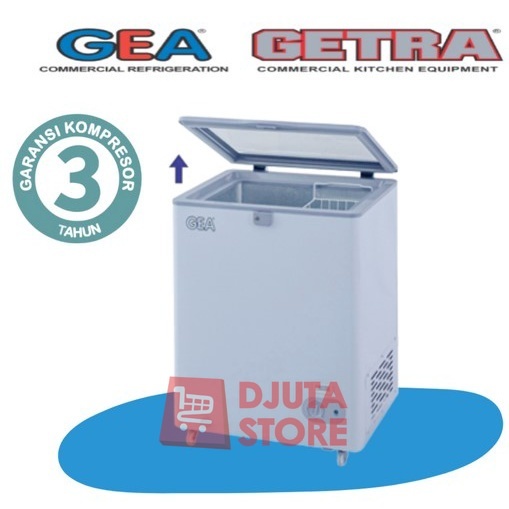 GEA SD100-F SLIDING FLAT GLASS FREEZER