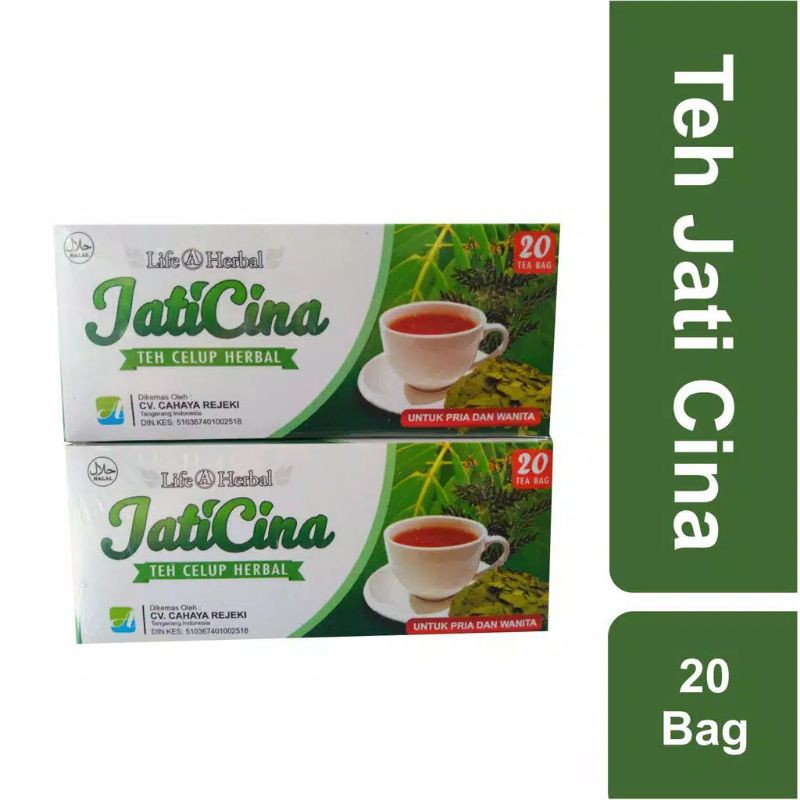 

Teh celup Daun Jati Cina Original 100% Alami Life A Herbal ||| JATICINA CURAH 20 Pcs Minuman Diet