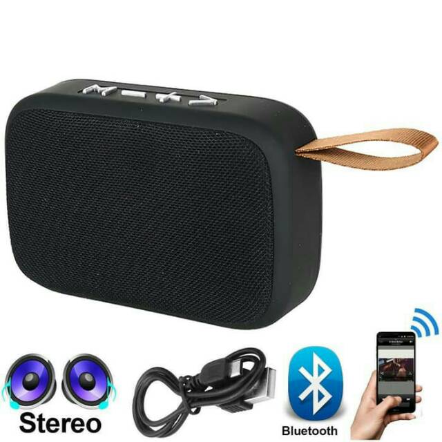 Speaker Mini TablePro MG2 G2 Portable Bluetooth Wireless MicroSD TF