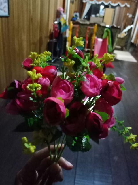 Bunga Plastik Kelereng Besar