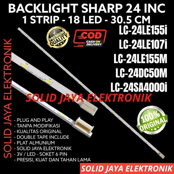 Backlight Tv Sharp 24 Inc 24Le155 24Le107I 24Le1071 24Le Lampu Bl Led