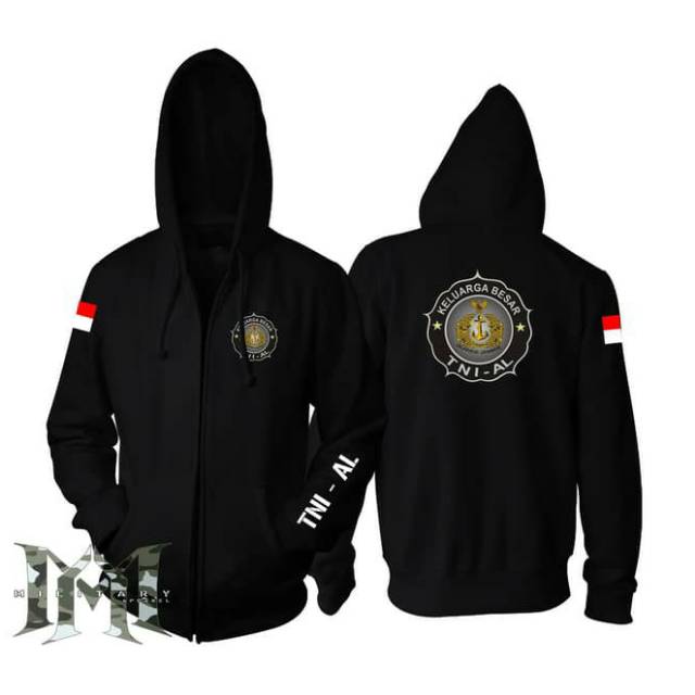 JAKET ZIPPER TNI AL
