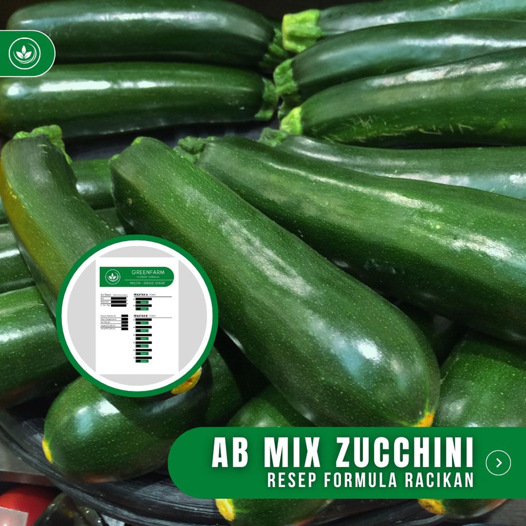 Resep AB Mix Zucchini Formula Racikan Nutrisi AB Mix Zucchini