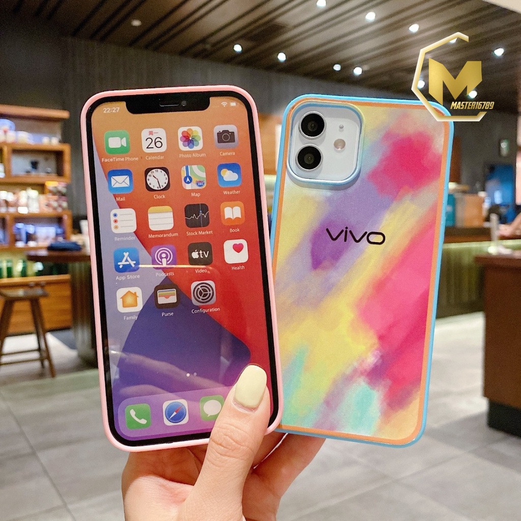 SS044 SOFTCASE RAINBOW VIVO Y12 Y15 Y17 Y20 Y20S Y12S Y30 Y50 Y30I Y51 Y71 Y7I Y81 Y81C Y91 Y93 Y95 Y91C Y1S V5 Y67 Y66 MA2098