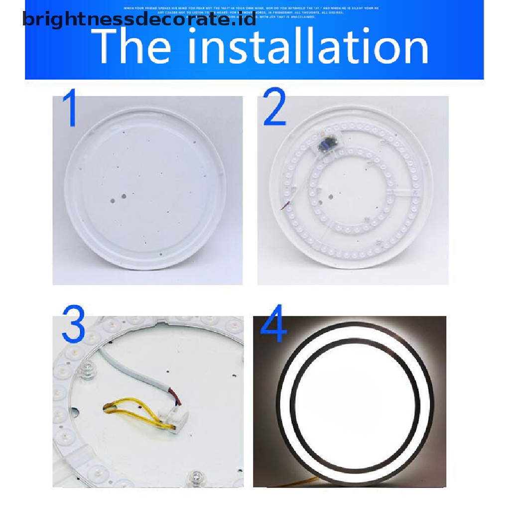 Panel Lampu Led Bentuk Bulat Untuk Plafon