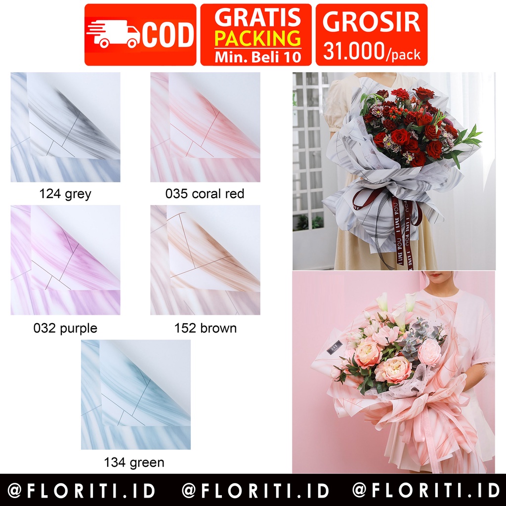 

(5 LEMBAR) kertas buket cellophane aurora gradasi