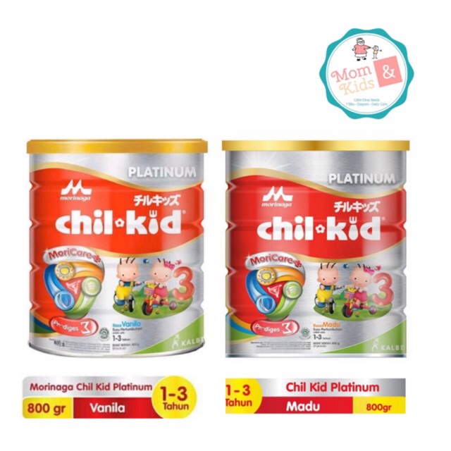 Chilkid Platinum Vanila Madu 800 gr | Morinaga Chil Kid Platinum (1-3 Tahun) 800gr