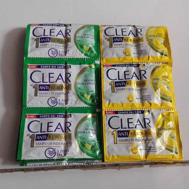 shampo clear renteng 24 sachet
