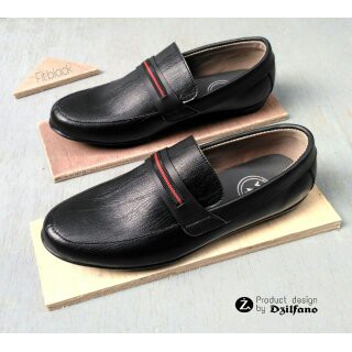 Daftar harga sepatu kulit suede dzilfano slip on murah 