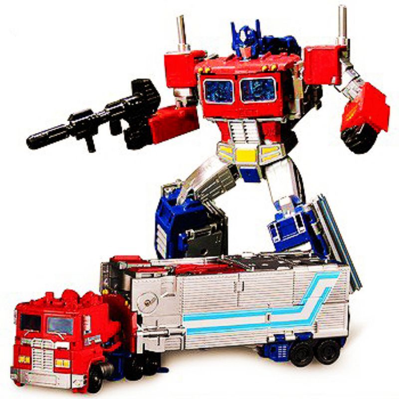 Transformers Optimus Prime Full Set Kontainer Metal Alloy Oversize Original BMB