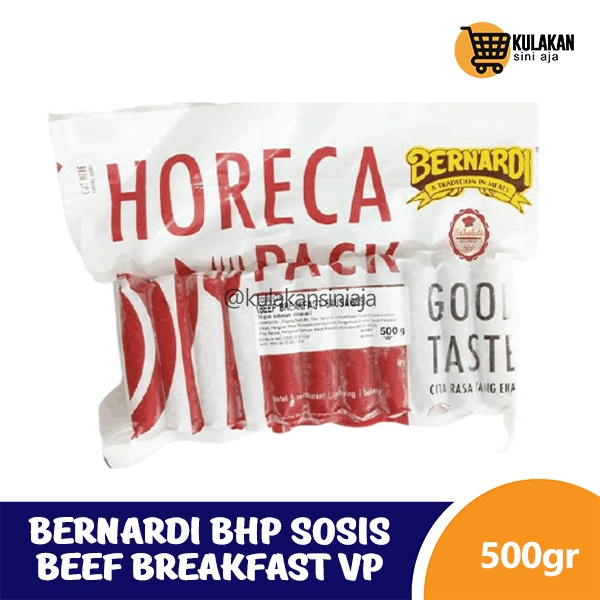 

Bernardi BHP Sosis Beef Breakfast VP 500 Gr