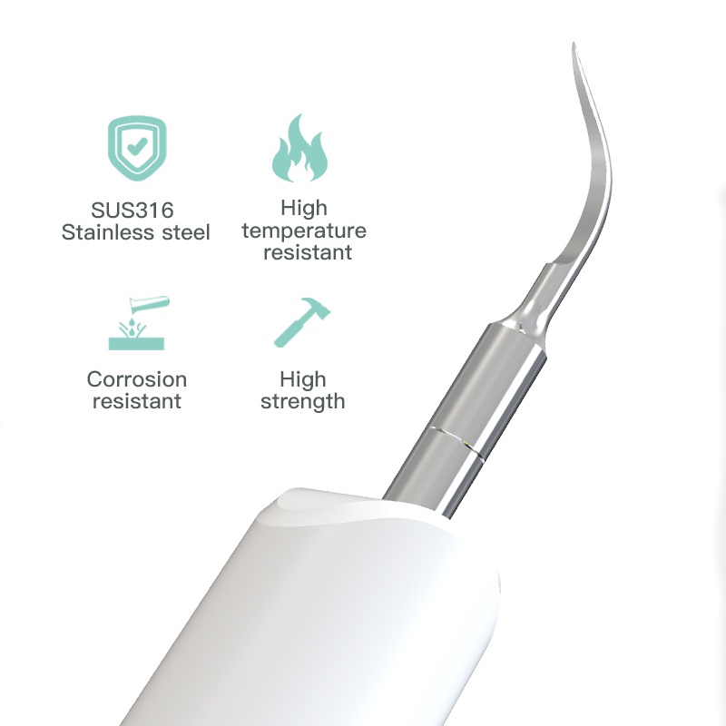 Dental Scaling Alat Pembersih Karang Gigi Sonic Elektrik 1 Set 3 Modes Perawatan