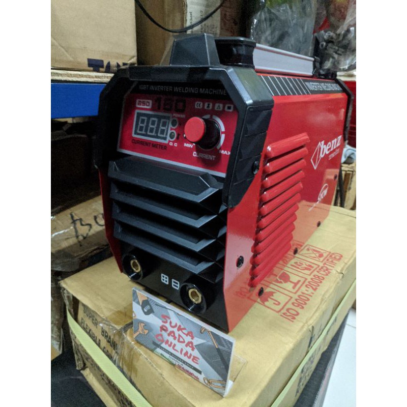Mesin las inverter BENZ 160a double pcb