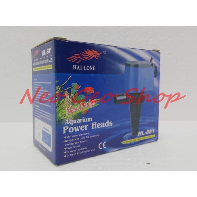 Pompa Aquarium Akuarium Hai Long Hilong Hi Long 881 Hl-881 Murah