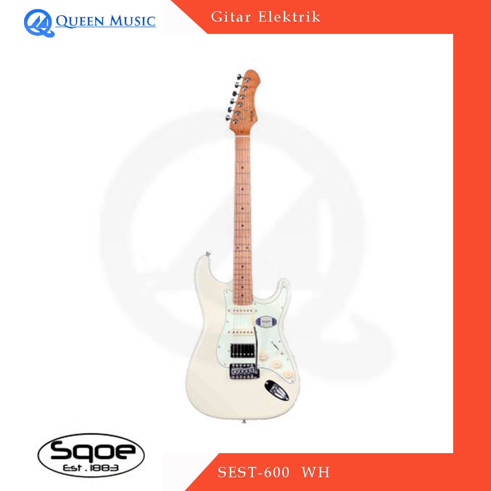 Gitar Elektrik Sqoe SEST600 WH