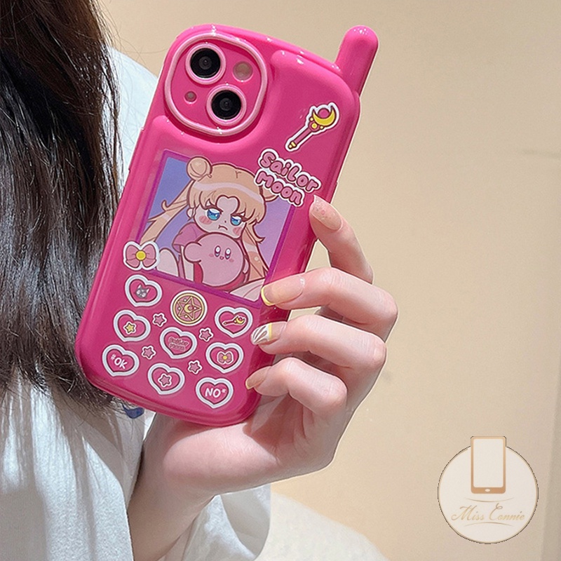 Soft Case Motif Kartun Anime Sailor Moon Untuk iPhone 7 8 Plus X XS MAX XR 11 12 13 14 Pro MAX