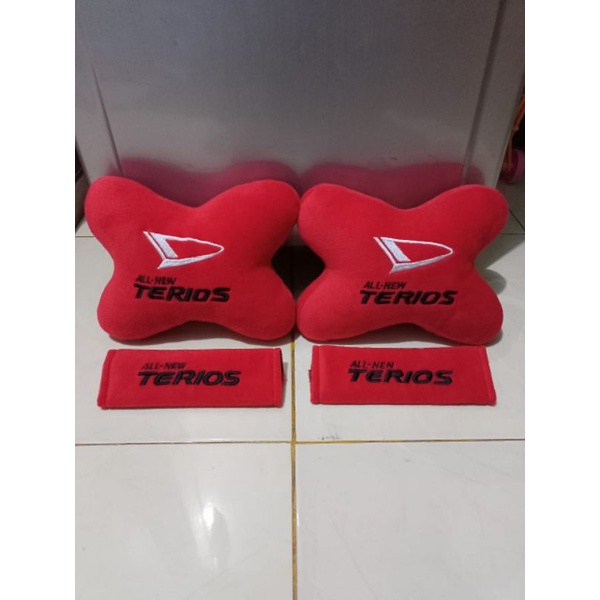 bantal headrest all new daihatsu terios aksesoris interior mobil