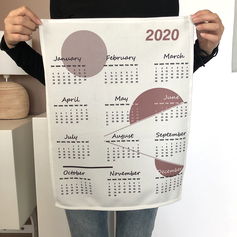 Kalender Gantung 2022 Bahan Kain Gaya Nordic Untuk 